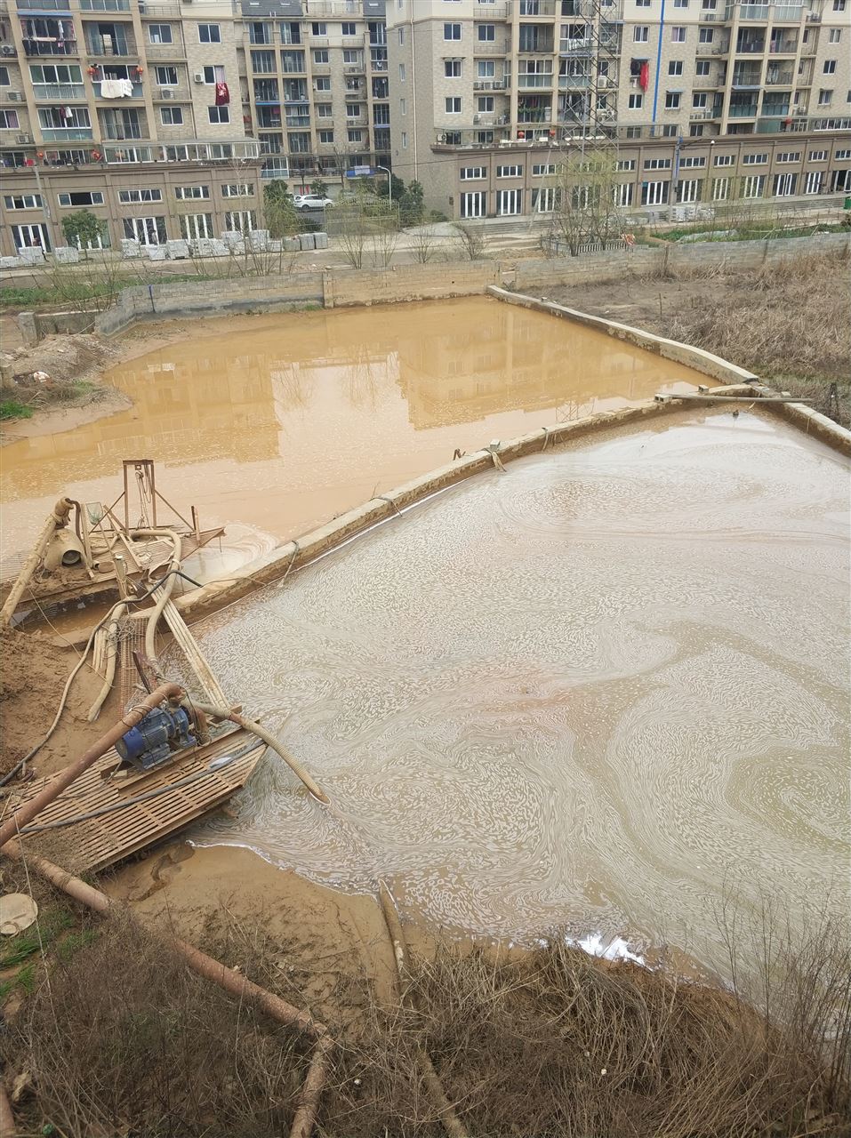 陆丰沉淀池淤泥清理-厂区废水池淤泥清淤